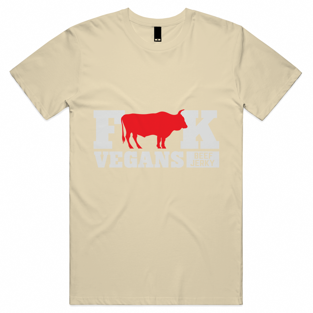 Fuck Vegans Beef Jerky Staple Unisex Tee