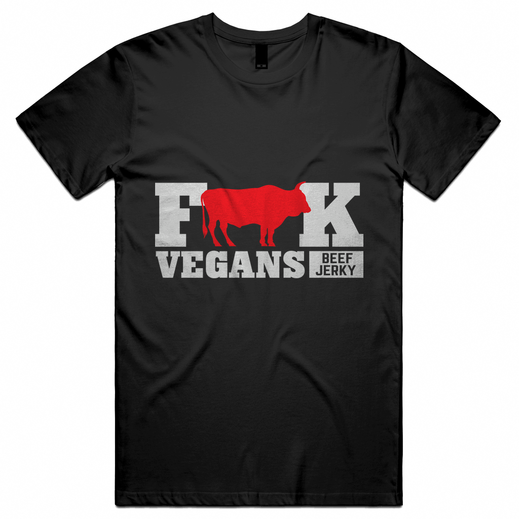 Fuck Vegans Beef Jerky Staple Unisex Tee